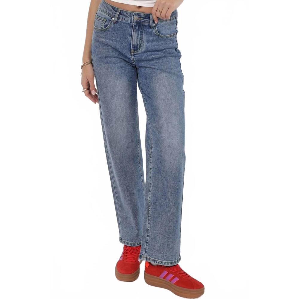 NEW SADIE & SAGE good energy denim pants in light blue